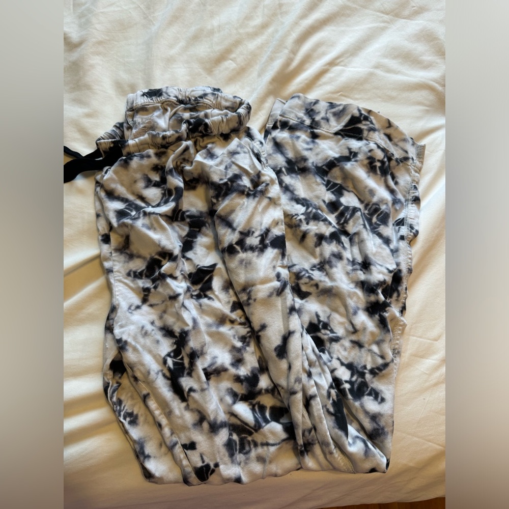 Victoria Secret Pink Pajama Pants Tie Dye Size Small